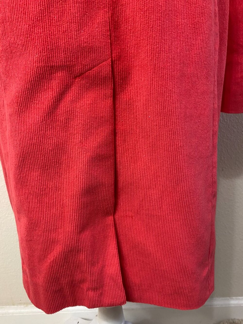 Frances Valentine Corduroy Barn Jacket in Coral - Picture 7 of 12